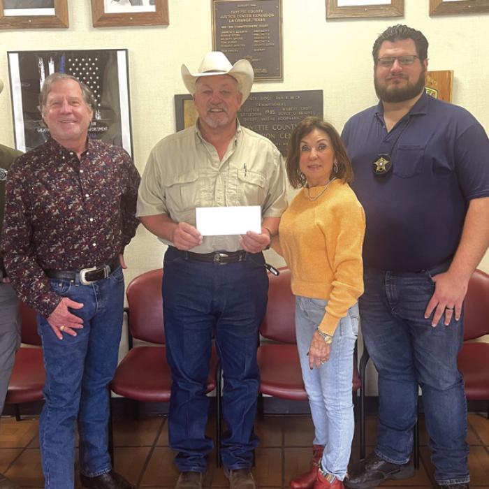 Polka Lovers Club of Texas Museum Donates to Deputy Santa Program