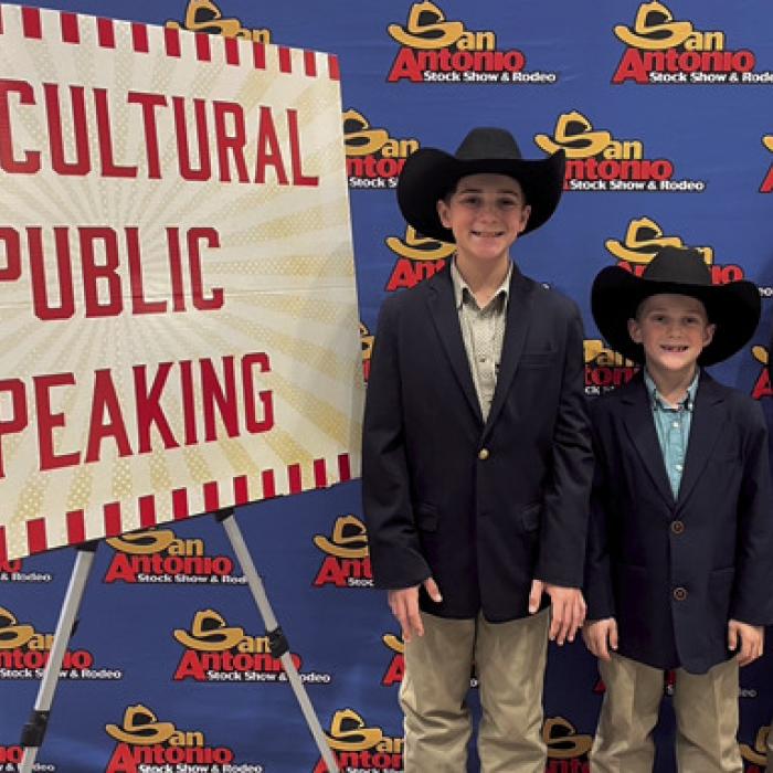 Pictured are: Crockett Guenther, Rowdy Guenther, and Logan Poncik.
