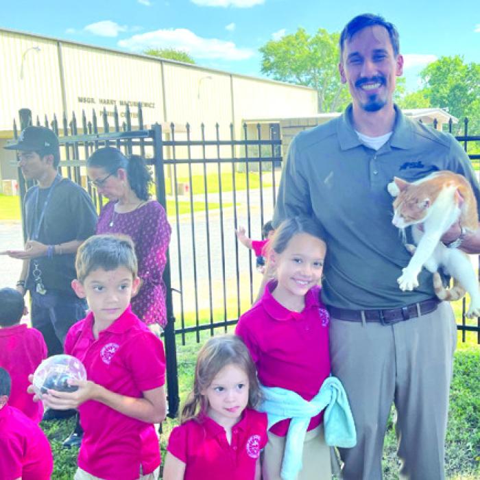 Sacred Heart Catholic Church Holds Blessing of the Pets