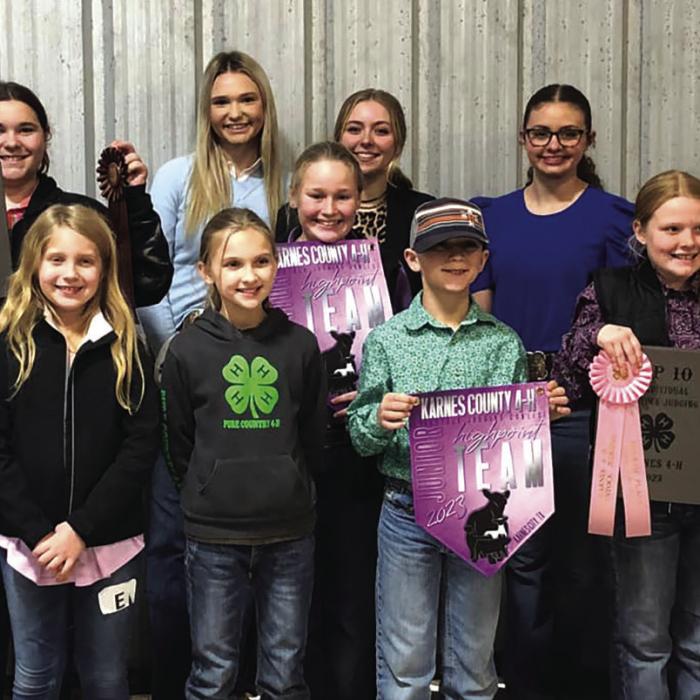Fayette 4-H Competes In Karnes County Livestock Judging