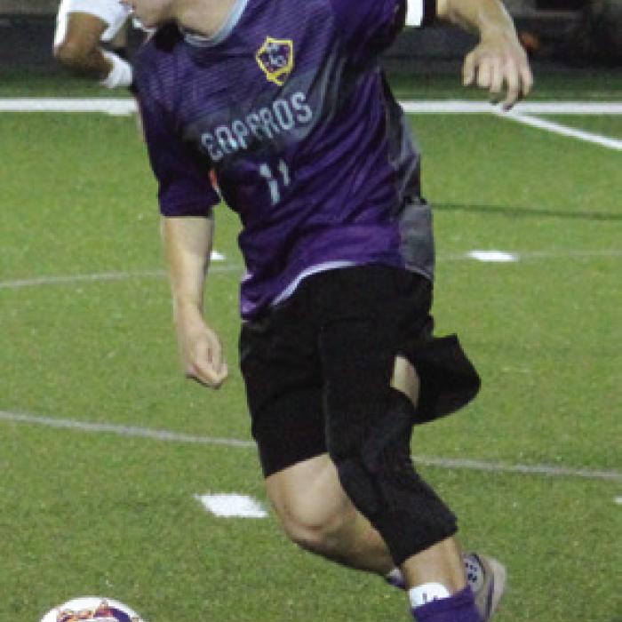 La Grange’s Jeffrey Cabrera scored the only goal for the Leps in Monday’s game. Record file photo