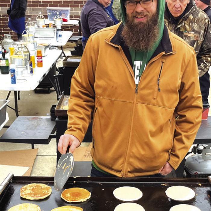 Rotary Club Holds Pancake Supper