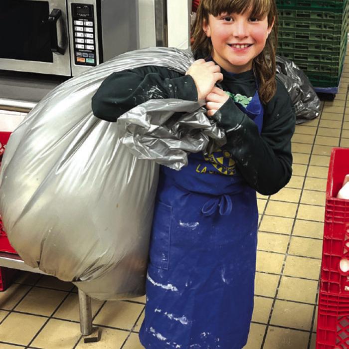 Rotary Club Holds Pancake Supper