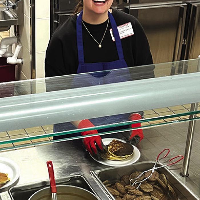 Rotary Club Holds Pancake Supper