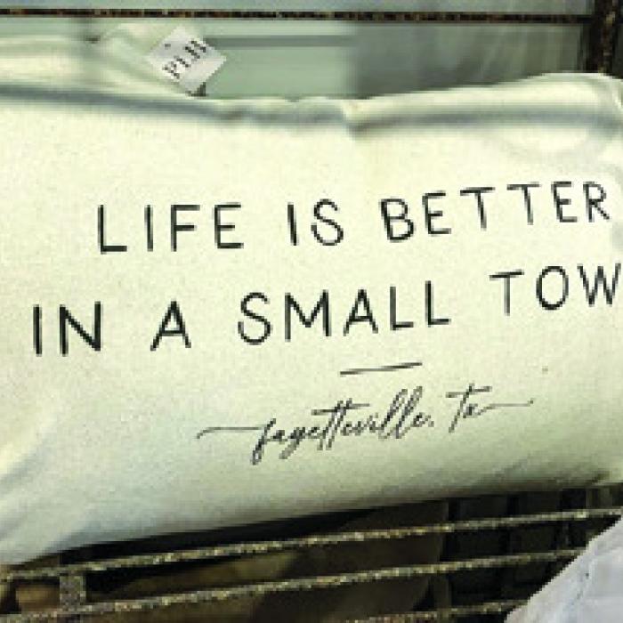 Custom pillow at Timeless Maison.