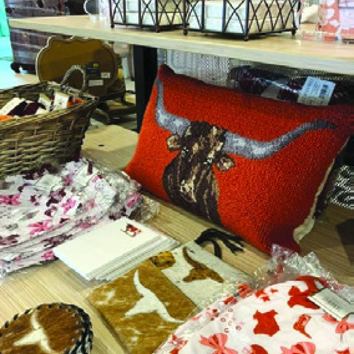 Longhorn merchandise at Timeless Maison.