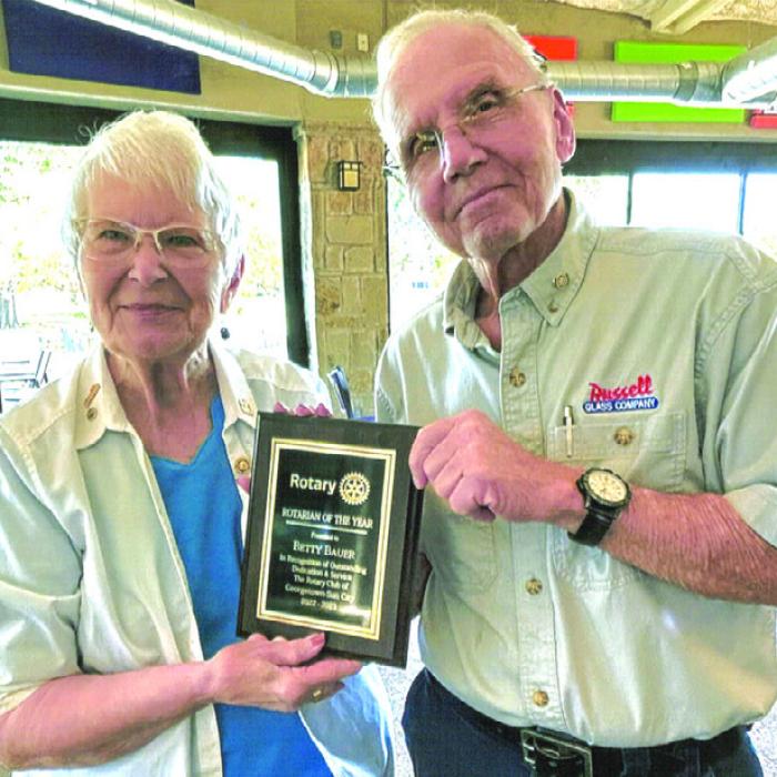 Bauer Rotarian of the Year in Georgetown