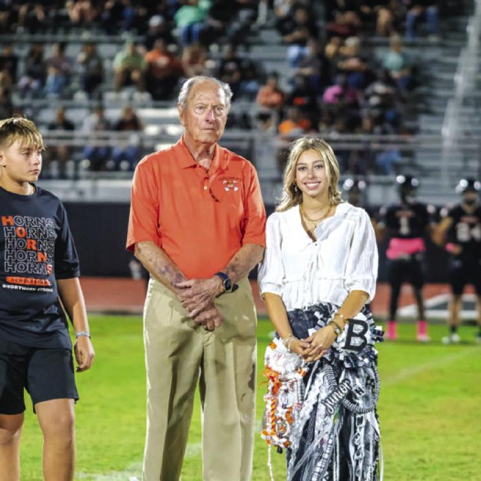 Bucek Honorary Captain for Horns