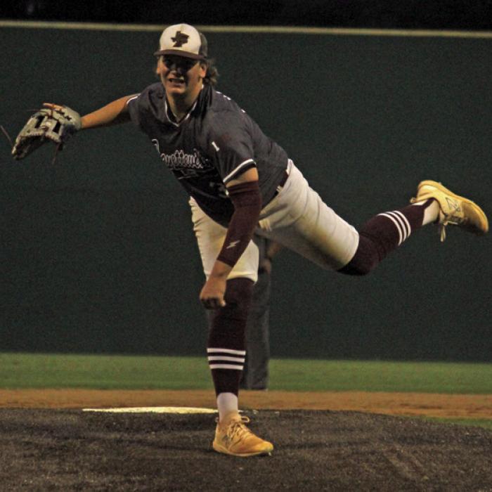 Record file photos Fayetteville’s Jack Schley, left, and Chance Konvicka, right, hurled completes game victories in the state semifiinal series.