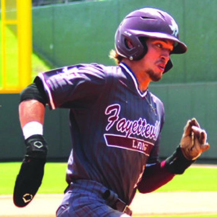 Many of the same heroes from last year’s playoff push by the defending state runner-up Fayetteville are leading the way again for the Lions, who are one series away from getting back to state. Clockwise from top: Keagan Supak, Jack Schley and Chance Konvicka. Record file photos