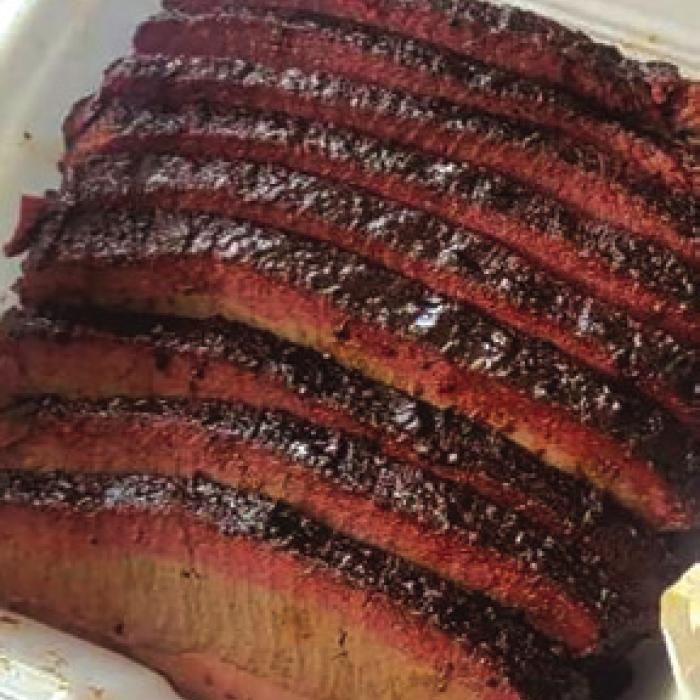 A shot of the Vasut’s brisket.