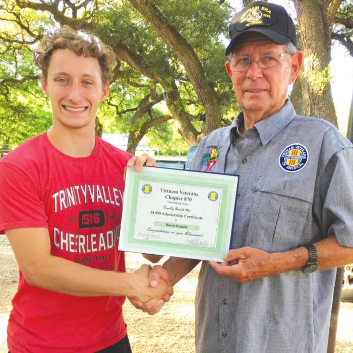 David Krupala Awarded VVA Scholarship