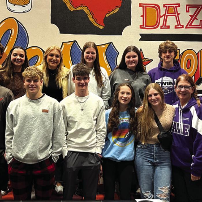 Fabre and Swisher Break School Swim Records at Grapevine Meet