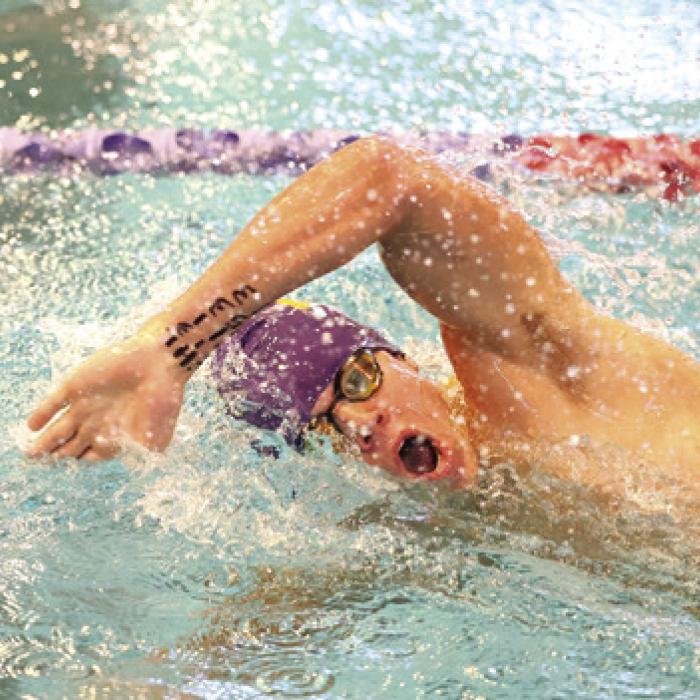 Fabre and Swisher Break School Swim Records at Grapevine Meet