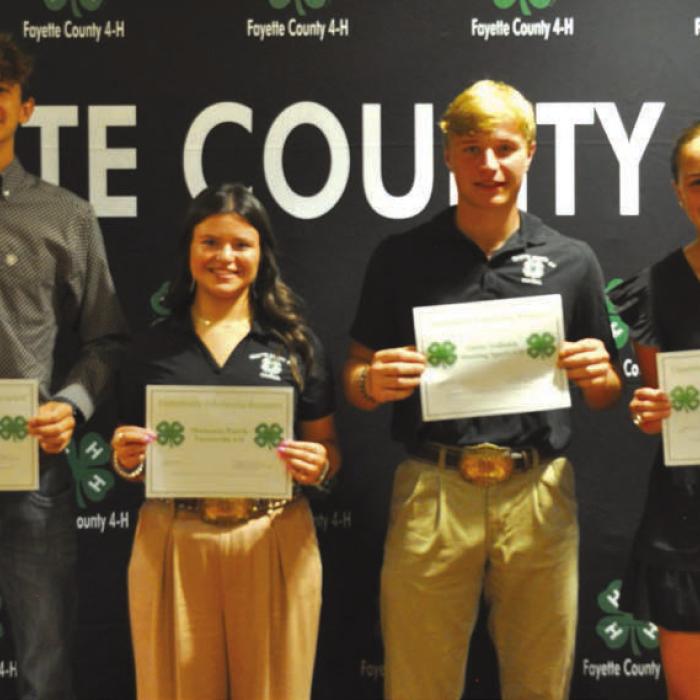 Fayette County 4-H Annual Awards Banquet Held Aug. 6