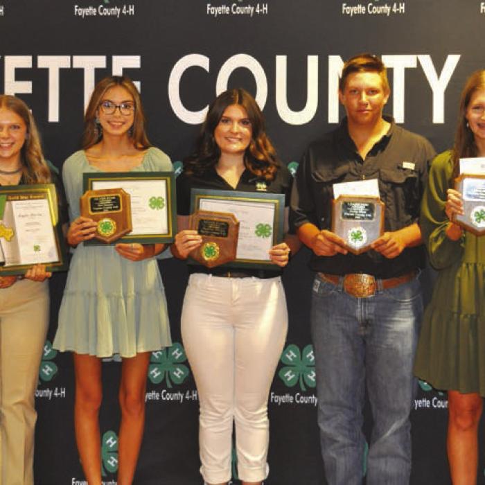 Fayette County 4-H Annual Awards Banquet Held Aug. 6