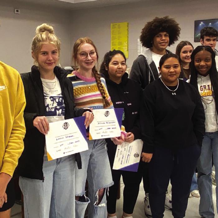 New La Grange Leo Club Members Honored