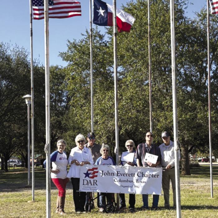 Pictured left to right: Donna Pustejovsky, Donnie and Vernon Dittrich, Nelma Strey, Judy Zachmeyer, Glen Strey, and David Zachmeyer.