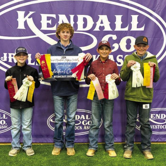 4-H Competes in Kendall County Livestock Judging