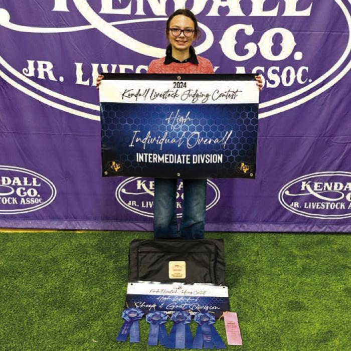 4-H Competes in Kendall County Livestock Judging