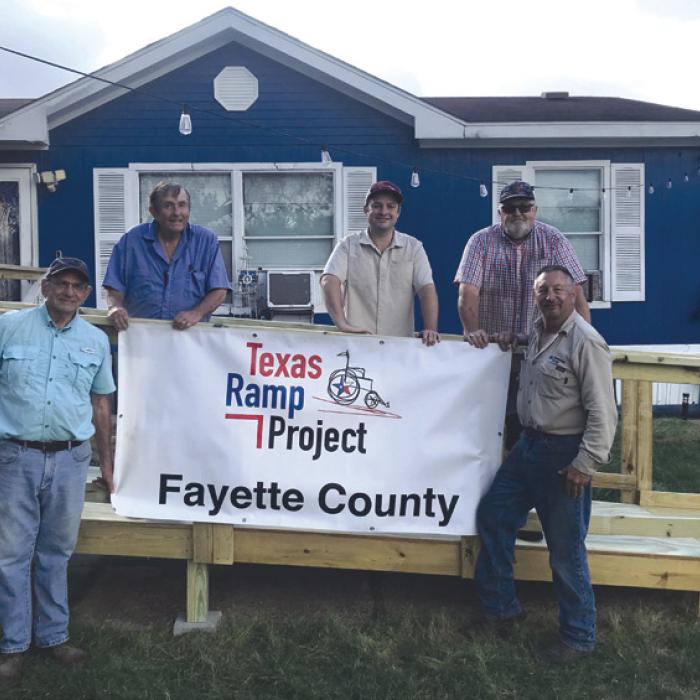 Texas Ramp Volunteers Build on FM 2145