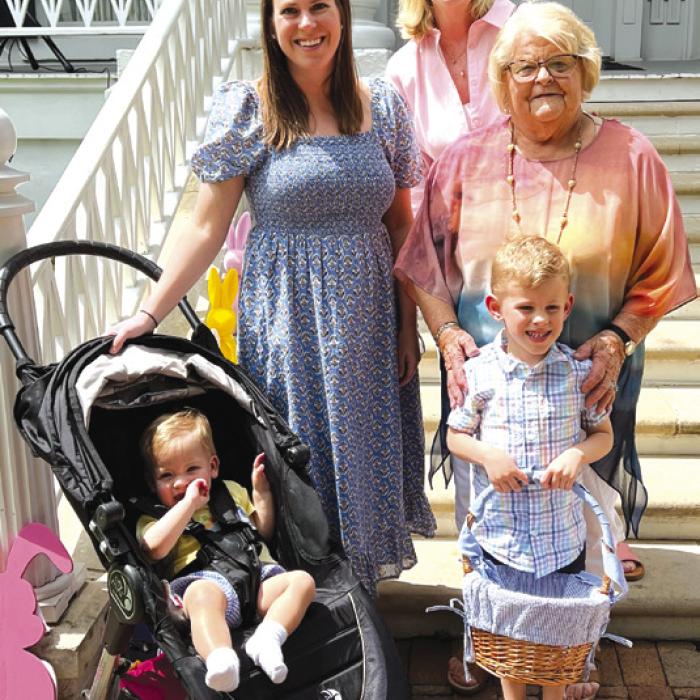 4 Generations Visit Governor’s Mansion