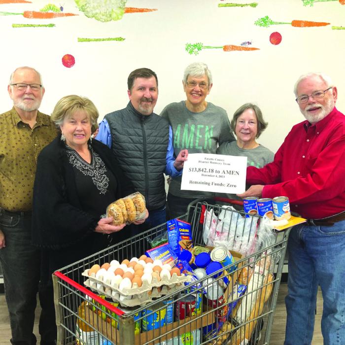 Hurricane Harvey Recovery Team’s Final Funds Go to AMEN Food Pantry