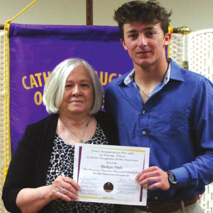 CDA No. 1962 Family Dinner Scholarship Winners, Donors