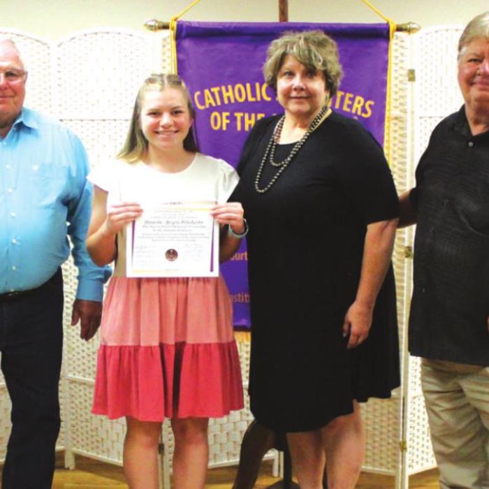 CDA No. 1962 Family Dinner Scholarship Winners, Donors