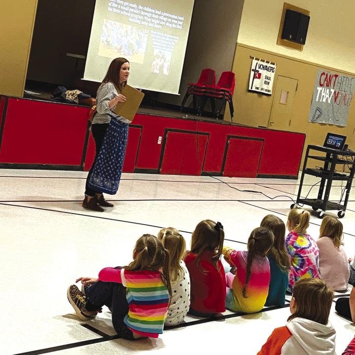 St. Paul-Serbin Students Hear About ‘Ptaci kwas’