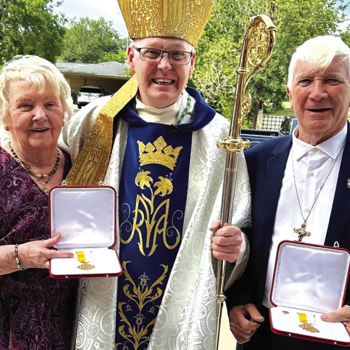 McCourts Presented With Award from Pope