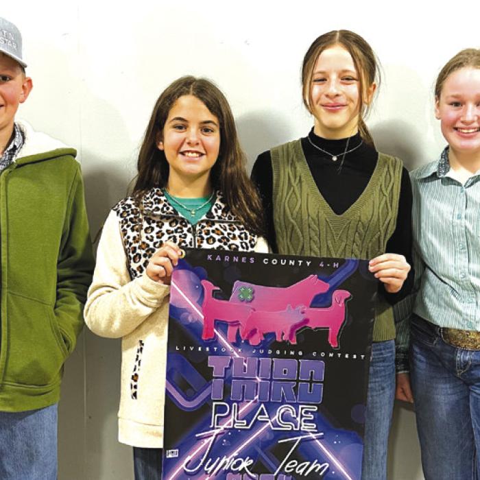 Fayette 4-H Competes in Karnes Co. Livestock Judging