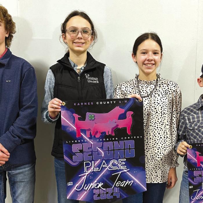 Fayette 4-H Competes in Karnes Co. Livestock Judging
