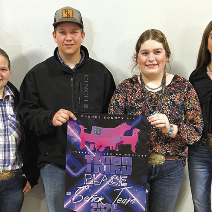 Fayette 4-H Competes in Karnes Co. Livestock Judging