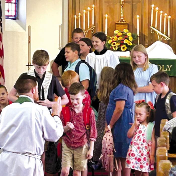 Holy Cross Church Holds Backpack Blessing, Picnic Set Sept. 1