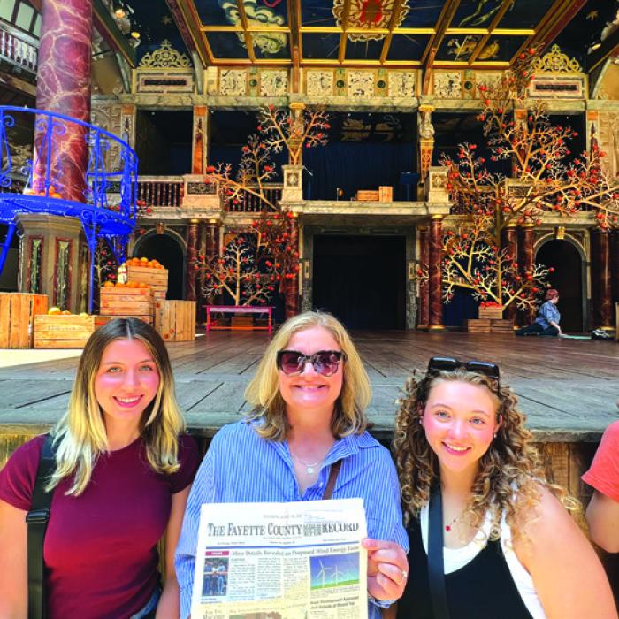 Fayette County Record Goes on a Literary Tour of England