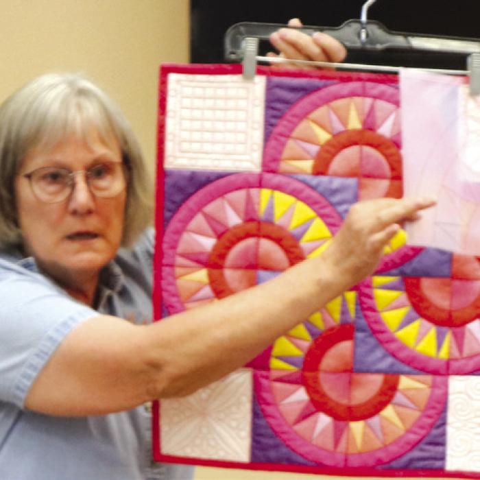 Colorado Valley Quilt Guild Meets, Members Enjoy Quilt Block Painting