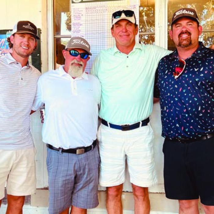 2nd Place 1st Flight: Matt Dornak, Wade Cernosek, Kevin Elstner, and Gabe Velasquez -10 under par.