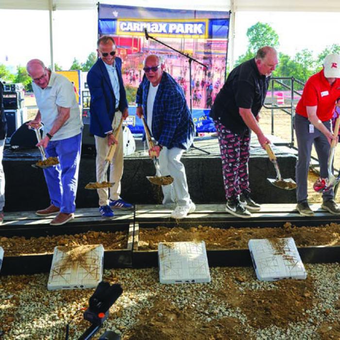 Oppermann Part of Stadium Ground-Breaking Ceremony