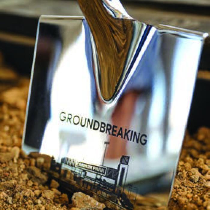 Oppermann Part of Stadium Ground-Breaking Ceremony