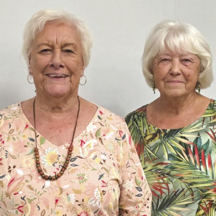 First place - Evelyn Parker and Carol Jenkins
