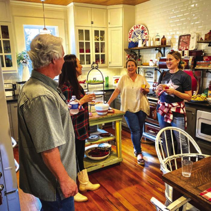 Kitchen of the Edwards family during the Fayetteville home Tour.