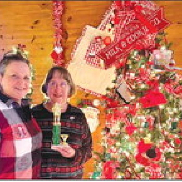 Second Place winner: Sharon and Clem (Elaine not pictured).