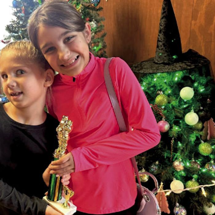 First Place Junior winner: Maelynn and Jessi (Lilly not pictured).