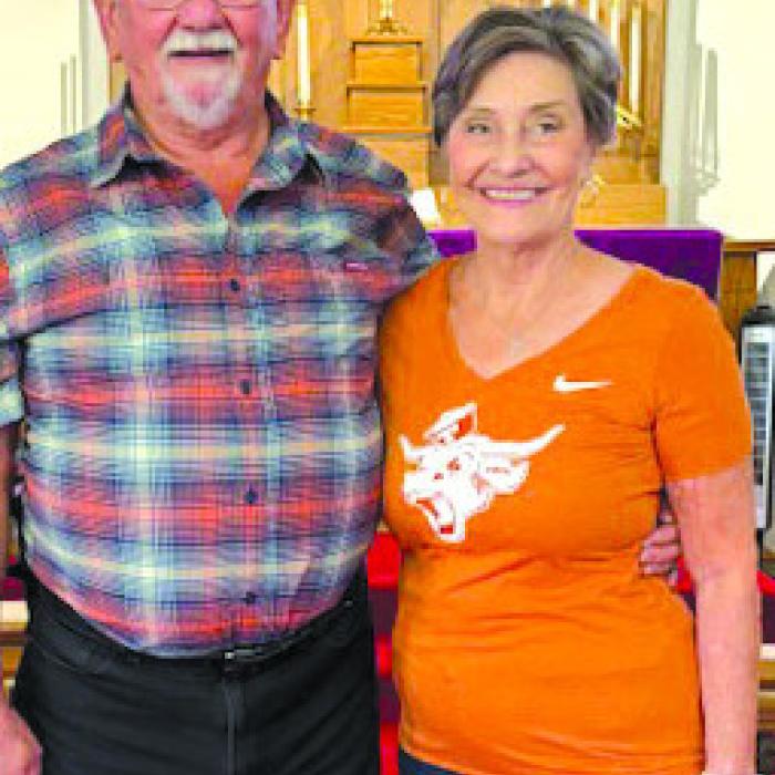 Ralph Bamsch and Janice Schautschick Rainey were married on Friday, Nov. 29 at Holy Cross Lutheran Church in Warda.
