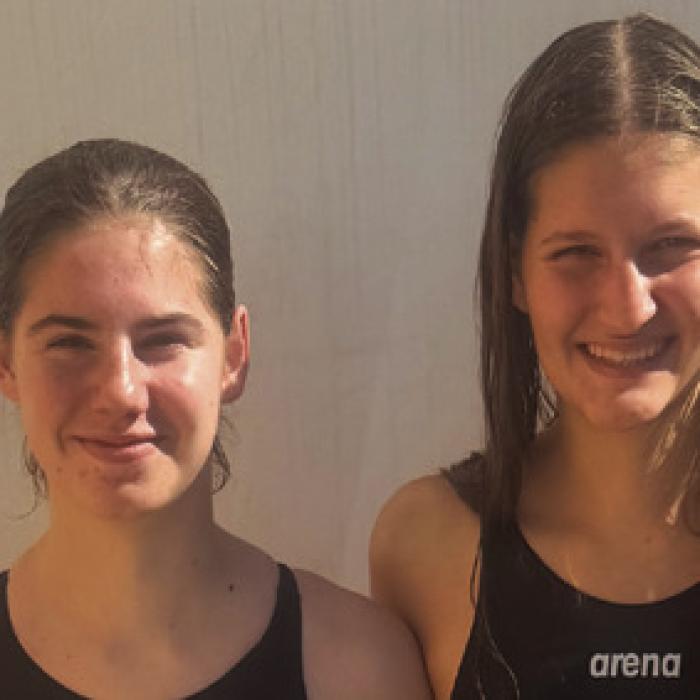The La Grange Girls 400 meter relay competitors – left to right – Eleanor Carey, Makenna Emmel, Elana Supak and Adysen Janacek.