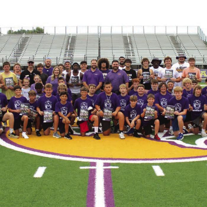 Leps Hold Football Camps; Get Magazine Preview