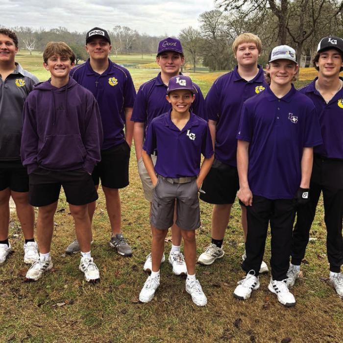 Two La Grange junior varsity golf teams competed at the Leps home tournament last week. They are shown above and their scores are right: Kohlton Johnson 113 Candyn Janca 97 Ryder Brock 104 Everett Cook 90 JV #1 TEAM TOTAL 404 Brady Wagner 114 Kolton Holliday 105 Blake Wood 96 Tyler Maxwell 120 JV #2 TEAM TOTAL 435