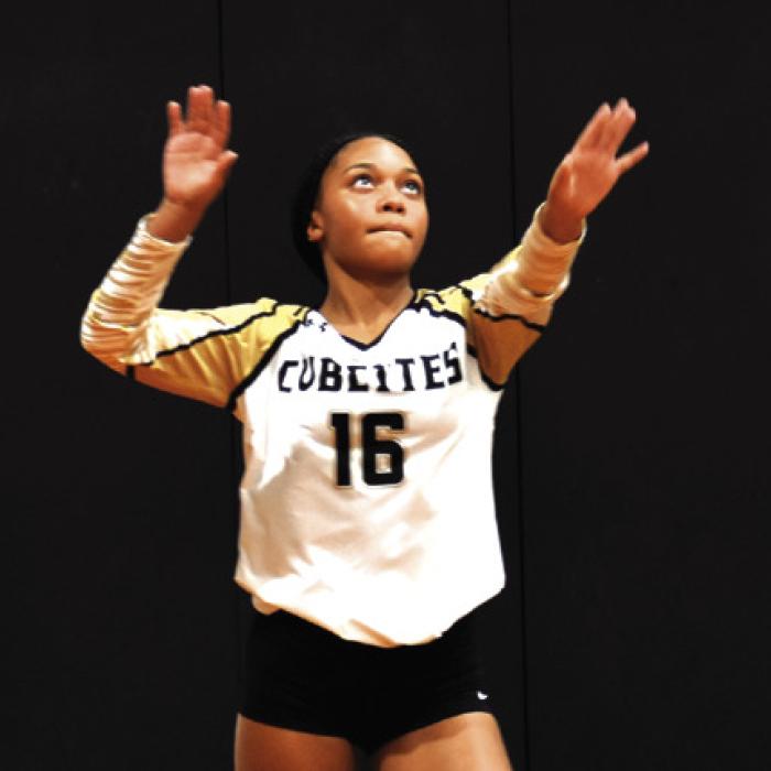 Round Top-Carmine’s Halle Phoenix serves a ball in last Tuesday’s district opening win over Prairie Lea. Photo by Paul Kipp Photo by Jeff Wick