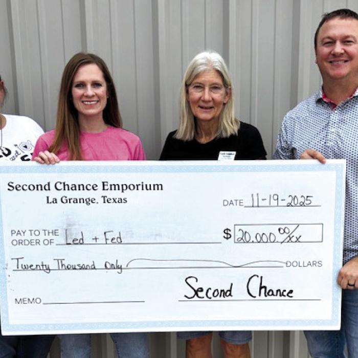 Second Chance Donates to Led + Fed